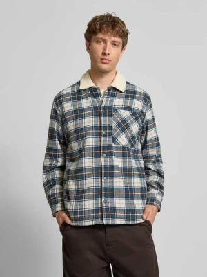 Kurtka koszulowa o kroju regular fit z podszewką z futerka model ‘ZAC’ jack & jones