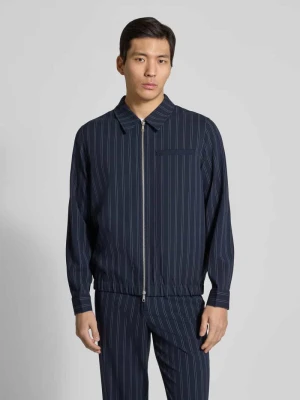 Kurtka koszulowa o kroju regular fit z zamkiem błyskawicznym dwustronnym lindbergh