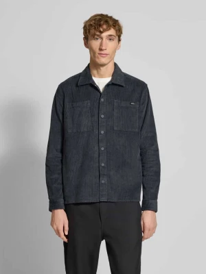 Kurtka koszulowa o kroju regular fit ze sztruksu model ‘FABER’ Blend