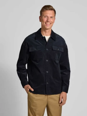 Kurtka koszulowa o kroju regular fit ze sztruksu model ‘MYLES’ casual friday