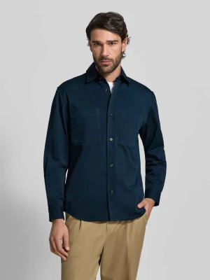 Kurtka koszulowa o kroju relaxed fit z czystej bawełny model ‘H-OWEN-K-2PP-261’ Boss