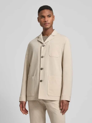 Kurtka koszulowa o kroju relaxed fit z dodatkiem wiskozy model 'Bill' Digel