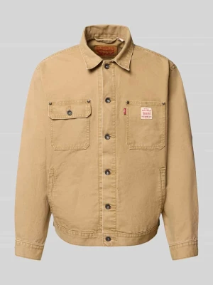 Kurtka koszulowa o kroju relaxed fit z kieszenią na piersi Levi's®
