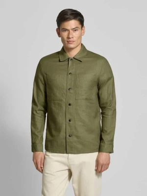 Kurtka koszulowa o kroju slim fit z kołnierzykiem typu kent model ‘pelton’ Matinique
