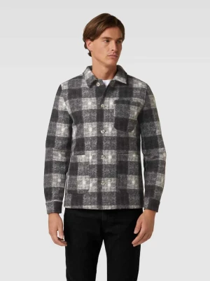 Kurtka koszulowa w kratę lindbergh