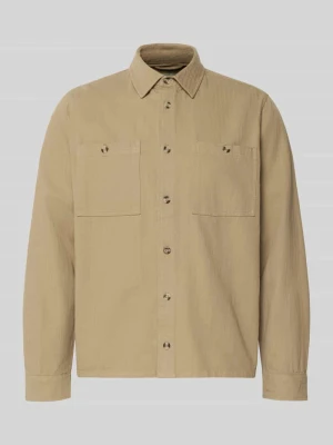 Kurtka koszulowa w kroju regular fit z kieszeniami na piersi model 'DENNY' Blend