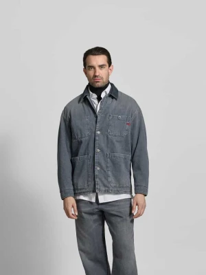 Kurtka koszulowa w stylu denimu, krój regular fit Diesel Średnioszary