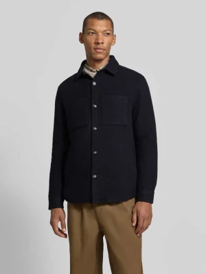 Kurtka koszulowa z brustaszami model 'Marltown' Barbour Granatowy