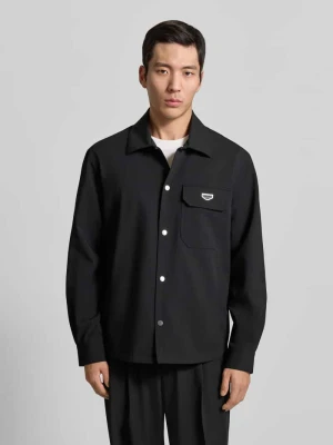 Kurtka koszulowa z detalem z logo Antony Morato