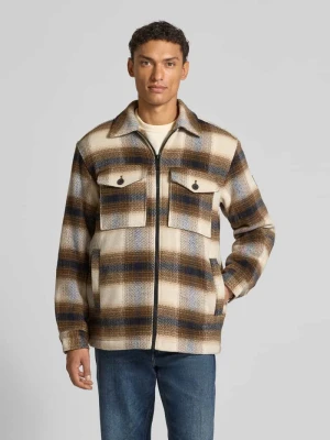 Kurtka koszulowa z futerkiem o kroju comfort fit Tom Tailor