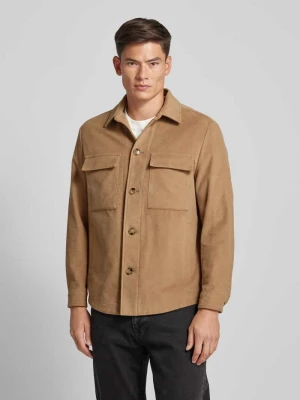 Kurtka koszulowa z kieszeniami na piersi model ‘Carper’ Boss