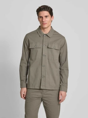 Kurtka koszulowa z kieszeniami z patką na piersi lindbergh