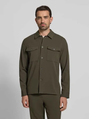 Kurtka koszulowa z listwą guzikową lindbergh