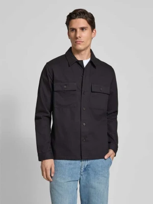 Kurtka koszulowa z listwą guzikową model ‘Epoldo’ HUGO