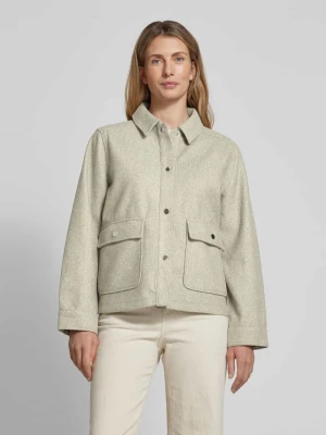 Kurtka koszulowa z listwą guzikową model ‘Yanna’ FREE/QUENT