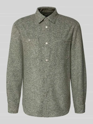 Kurtka koszulowa z listwą z zatrzaskami maerz muenchen