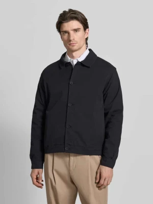 Kurtka koszulowa z mieszanki bawełny z listwą guzikową model ‘BUCHAN’ casual friday