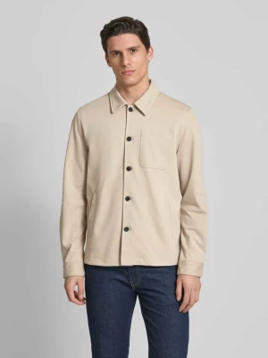 Kurtka koszulowa z nakładaną kieszenią na piersi lindbergh