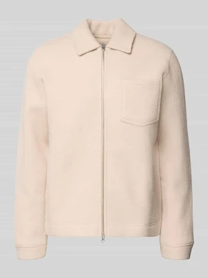 Kurtka koszulowa o kroju regular fit z czystej wełny model ‘HANNES’ Samsøe Samsøe