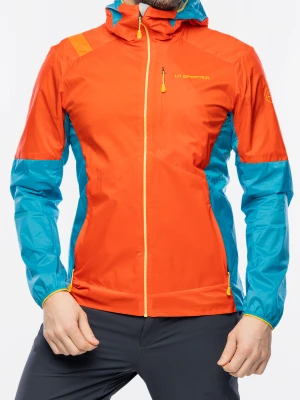 Kurtka La Sportiva Across Lite Jacket - cherry tomato/tropic blue