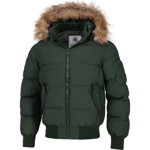 Kurtka męska Burnt Quilted Hooded Jacket Pitbull West Coast