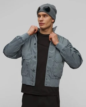 Kurtka męska C.P. Company Chrome-R Full Button Jacket szara CP Company