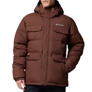 Kurtka męska Columbia Landroamer Hooded Puffer 2088081256 - brązowa