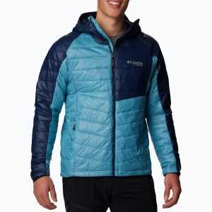 Kurtka męska Columbia Platinum Peak Hooded shasta/collegiate navy