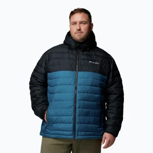 Kurtka męska Columbia Powder Lite II Hooded phoenix blue / black