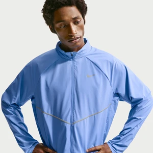 Kurtka męska do biegania z ochroną przed promieniowaniem UV Repel Nike Miler - Niebieski