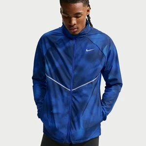 Kurtka męska do biegania z ochroną przed promieniowaniem UV Repel Nike Miler - Niebieski