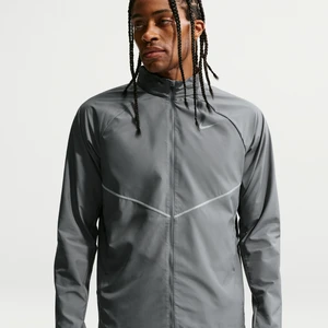 Kurtka męska do biegania z ochroną przed promieniowaniem UV Repel Nike Miler - Szary