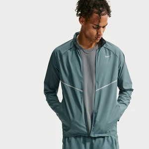 Kurtka męska do biegania z ochroną przed promieniowaniem UV Repel Nike Miler - Szary