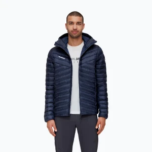 Kurtka męska Mammut Albula IN Hooded marine Granatowy