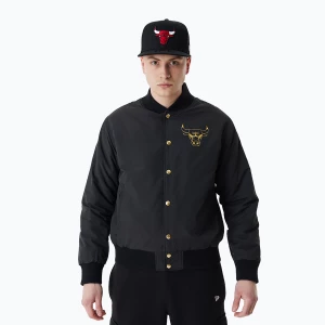 Kurtka męska New Era NBA Script BP Bomber Chicago Bulls black