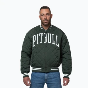 Kurtka męska Pitbull Jupiter Padded Baseball dark green