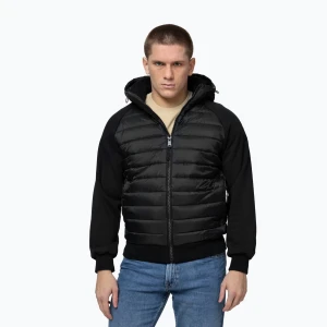 Kurtka męska Pitbull Palomar Padded Hooded Hybrid black