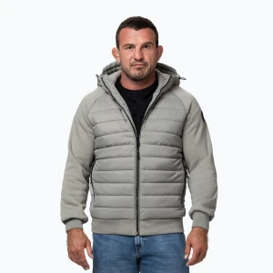 Kurtka męska Pitbull Palomar Padded Hooded Hybrid dusty salvia