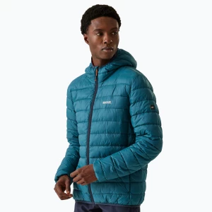 Kurtka męska REGATTA Hooded Marizion moroccan blue/fox