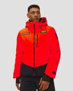 Kurtka Męska Rossignol Hero Blackside Insulated Jkt Czerwono-czarna