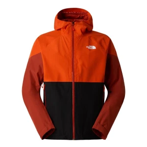 Kurtka męska The North Face Lightning Zip-In 0A87GNMOF1 - czerwono-czarna
