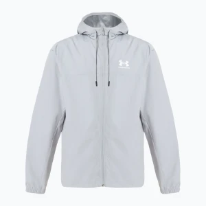 Kurtka męska Under Armour Rival Woven Windbreaker mod gray/mod gray/white