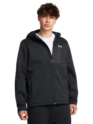 Kurtka softshell wiatroodporna męska Under Armour Shield Hooded Jacket - czarna