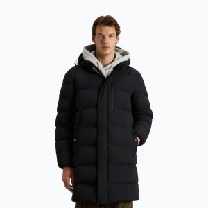 Kurtka męska Woolrich Matt Stretch Long Puffer black