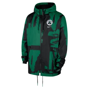 Kurtka męska z tkaniny Nike NBA Club Boston Celtics Courtside - Czerń