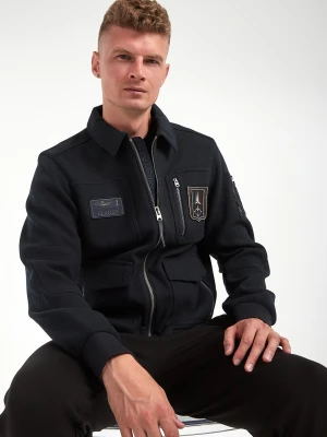 Kurtka męska z wełną AERONAUTICA MILITARE