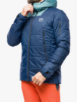 Kurtka na narty Ortovox Swisswool Zinal Jacket - deep ocean