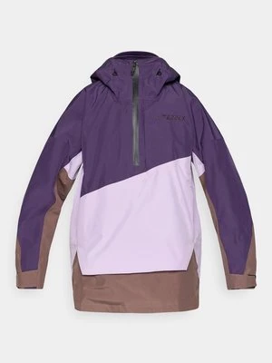 Kurtka narciarska Adidas Terrex liliowy