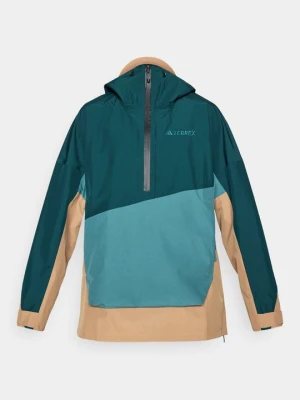 Kurtka narciarska Adidas Terrex ciemnozielony