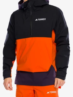 Kurtka narciarska adidas TERREX Xperior 2L Lined RAIN.RDY Anorak - blk/aurora blk/semi im orange